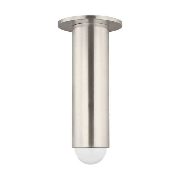 Visual Comfort Modern 700FMEBL10N-LED927 LED Flush Mount, Antique Nickel