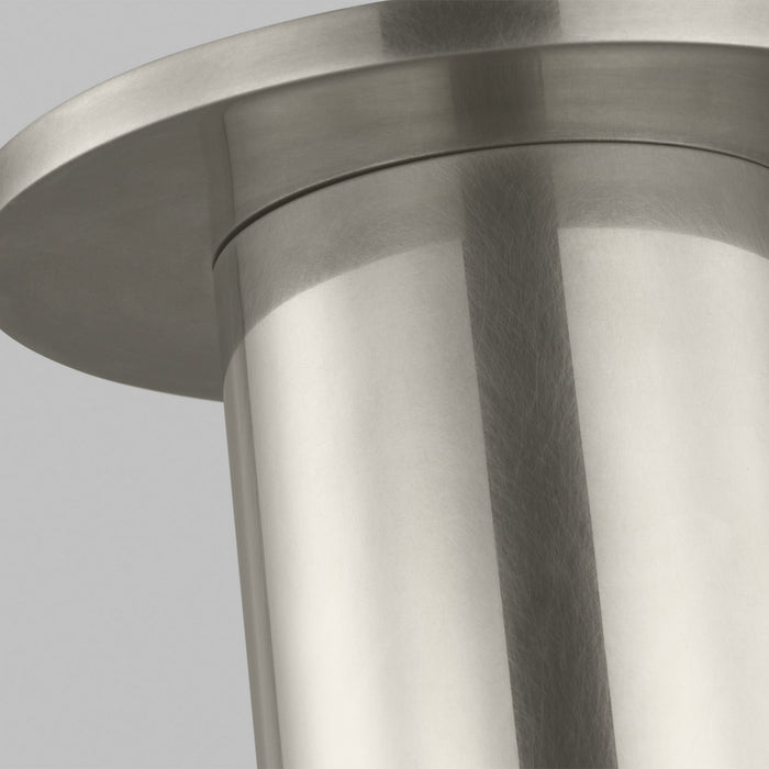 Visual Comfort Modern 700FMEBL10N-LED927 LED Flush Mount, Antique Nickel