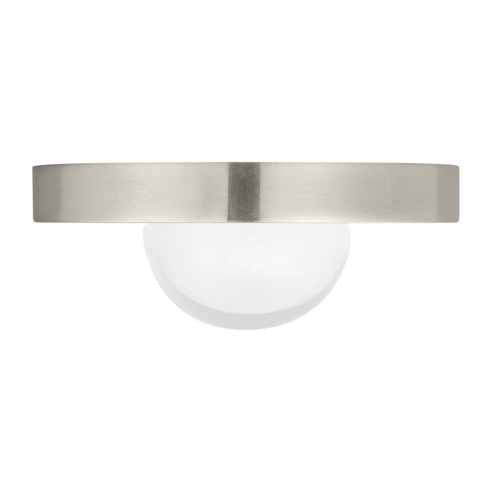 Visual Comfort Modern 700FMEBL2N-LED927 LED Flush Mount, Antique Nickel