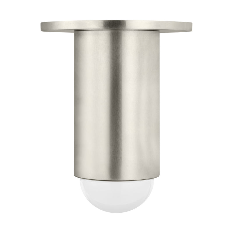 Visual Comfort Modern 700FMEBL6N-LED927 LED Flush Mount, Antique Nickel