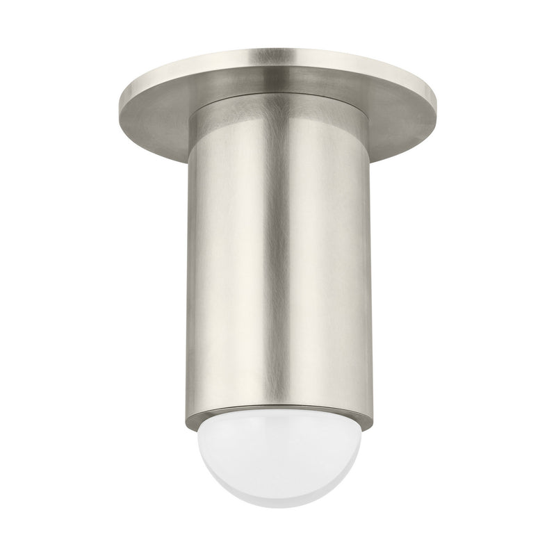 Visual Comfort Modern 700FMEBL6N-LED927 LED Flush Mount, Antique Nickel