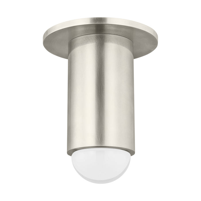 Visual Comfort Modern 700FMEBL6N-LED927 LED Flush Mount, Antique Nickel
