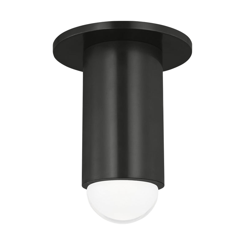 Visual Comfort Modern 700FMEBL6Z-LED927 LED Flush Mount, Dark Bronze