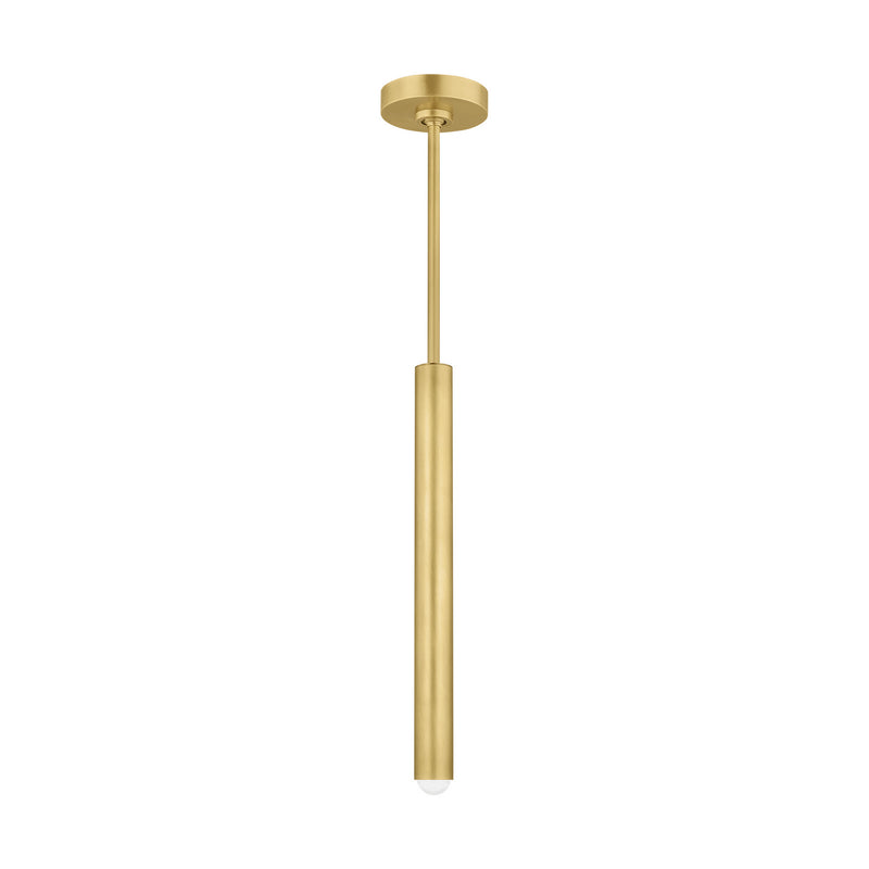 Visual Comfort Modern 700TDEBL16NB-LED927 LED Pendant, Natural Brass