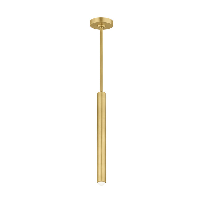 Visual Comfort Modern 700TDEBL16NB-LED927-277 LED Pendant, Natural Brass