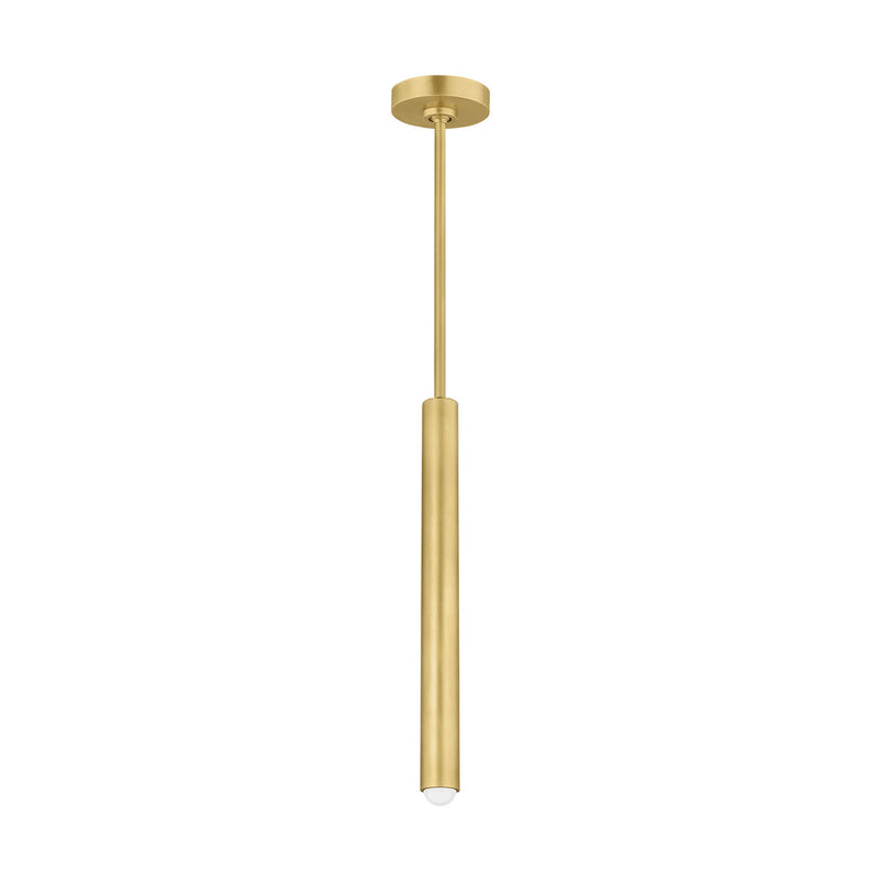 Visual Comfort Modern 700TDEBL16NB-LED927-277 LED Pendant, Natural Brass
