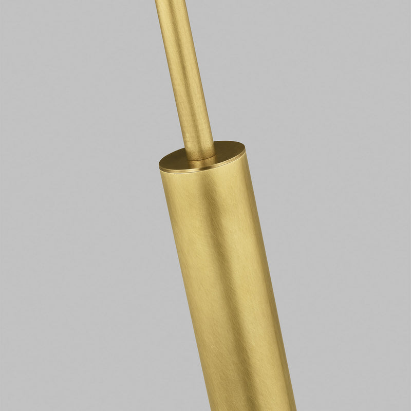 Visual Comfort Modern 700TDEBL16NB-LED927-277 LED Pendant, Natural Brass