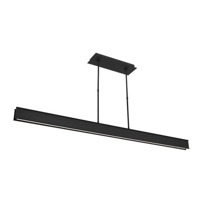 Visual Comfort Modern 700LSIBM72B-LED927 LED Linear Suspension, Nightshade Black