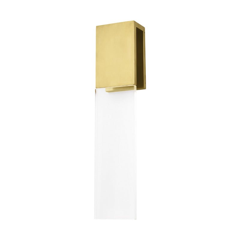 Visual Comfort Modern 700OWKLM92720NBUNV LED Wall Mount, Natural Brass