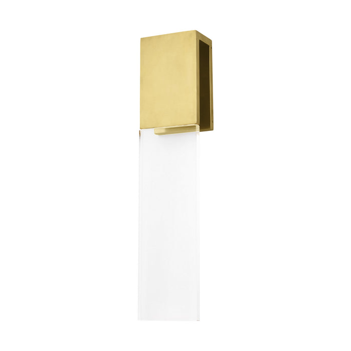 Visual Comfort Modern 700OWKLM92720NBUNV LED Wall Mount, Natural Brass