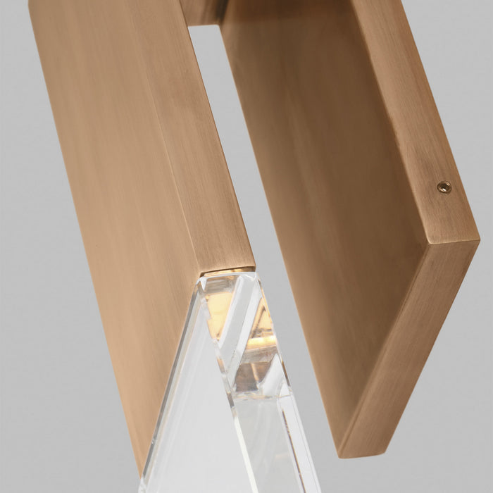 Visual Comfort Modern 700OWKLM92720PUNV LED Wall Mount, Copper