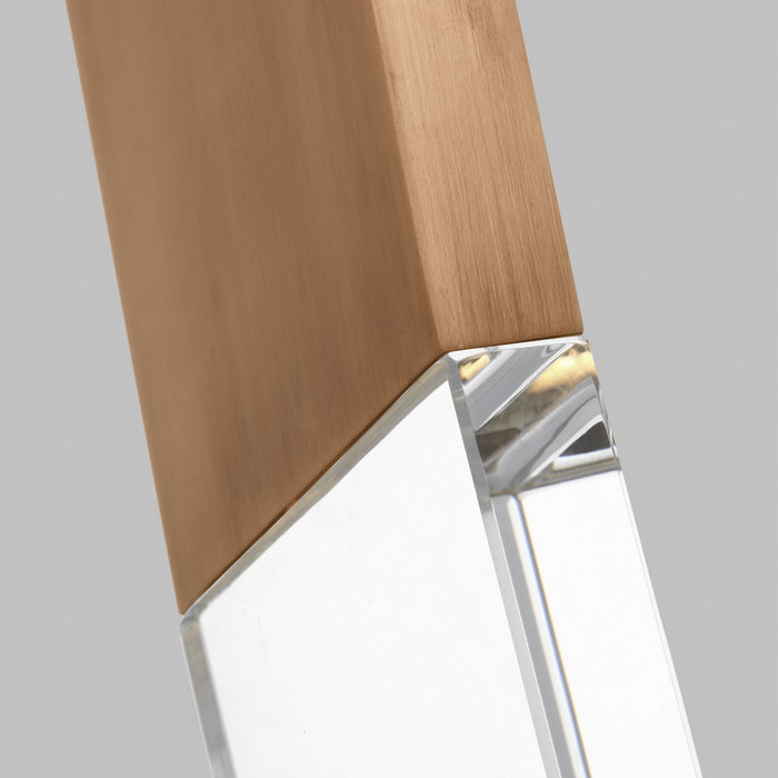 Visual Comfort Modern 700OPKLM92720PUNV LED Pendant, Copper