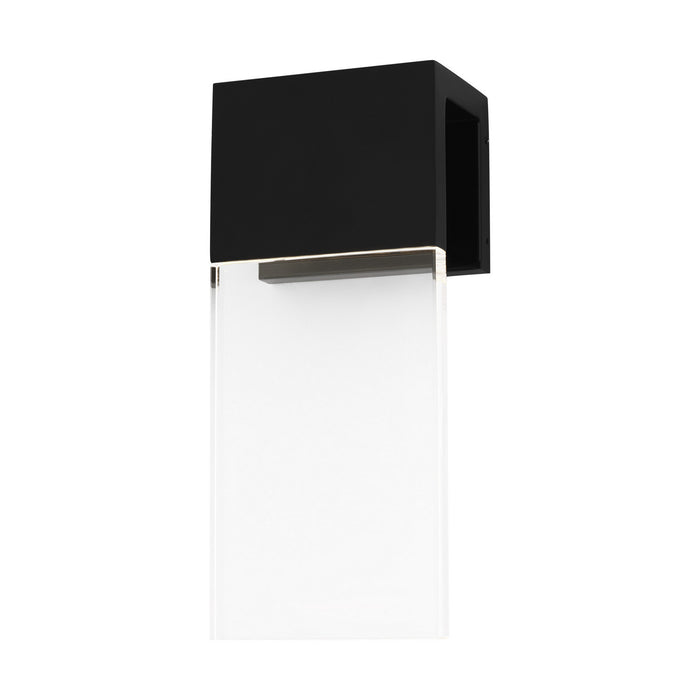 Visual Comfort Modern 700OWKLM92710BUNV LED Wall Mount, Black
