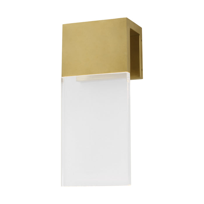 Visual Comfort Modern 700OWKLM92710NBUNV LED Wall Mount, Natural Brass