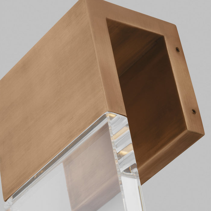 Visual Comfort Modern 700OWKLM92710PUNV LED Wall Mount, Copper