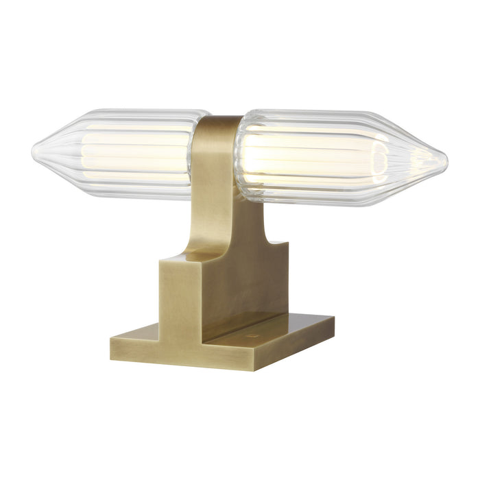 Visual Comfort Modern 700PRTLGSN8BR-LED927 LED Table Lamp, Plated Brass