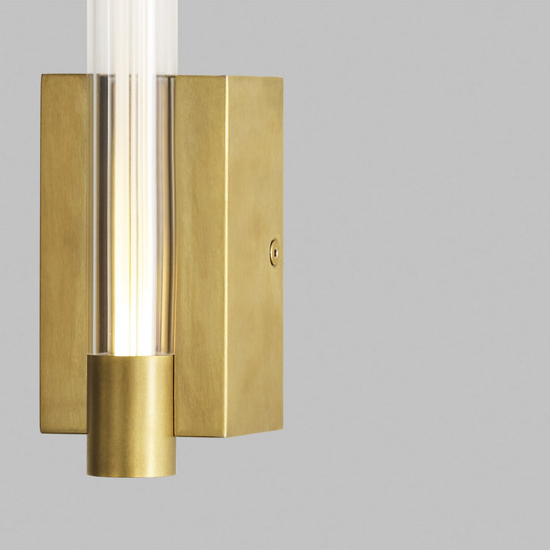 Visual Comfort Modern 700WSPHB21NB-LED927 LED Wall Sconce, Natural Brass