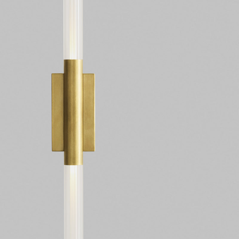Visual Comfort Modern 700WSPHB21NB-LED927 LED Wall Sconce, Natural Brass
