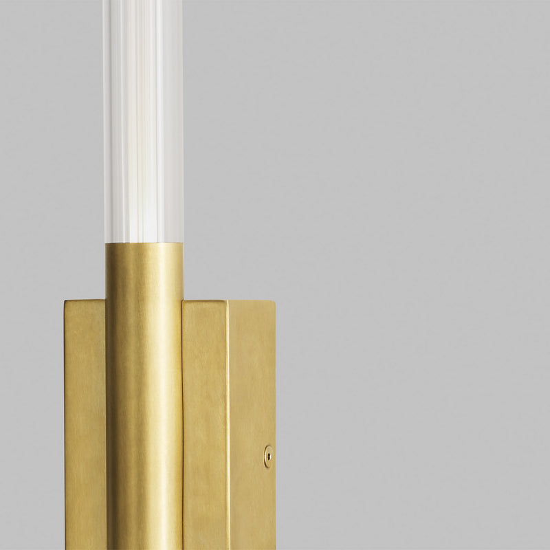 Visual Comfort Modern 700WSPHB21NB-LED927 LED Wall Sconce, Natural Brass