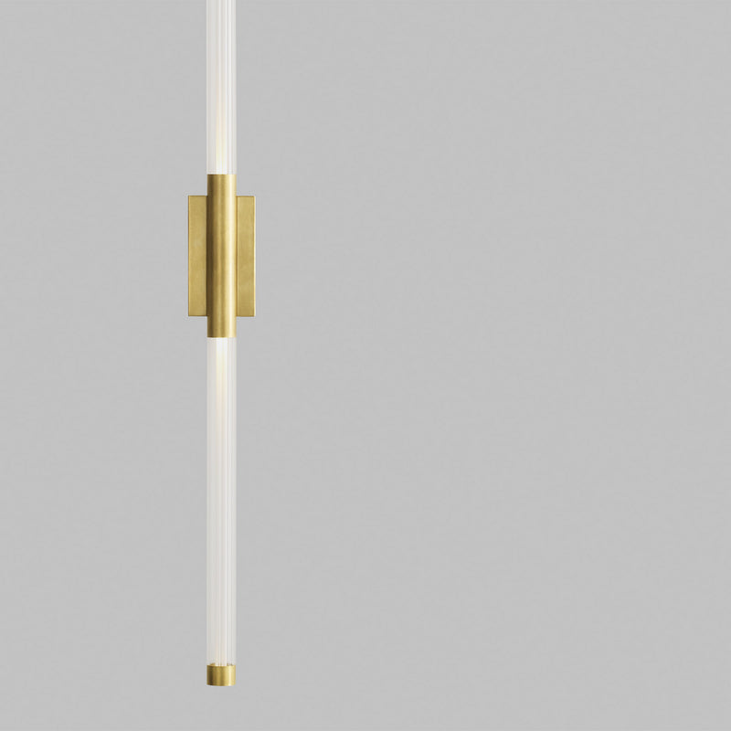Visual Comfort Modern 700WSPHB33NB-LED927 LED Wall Sconce, Natural Brass