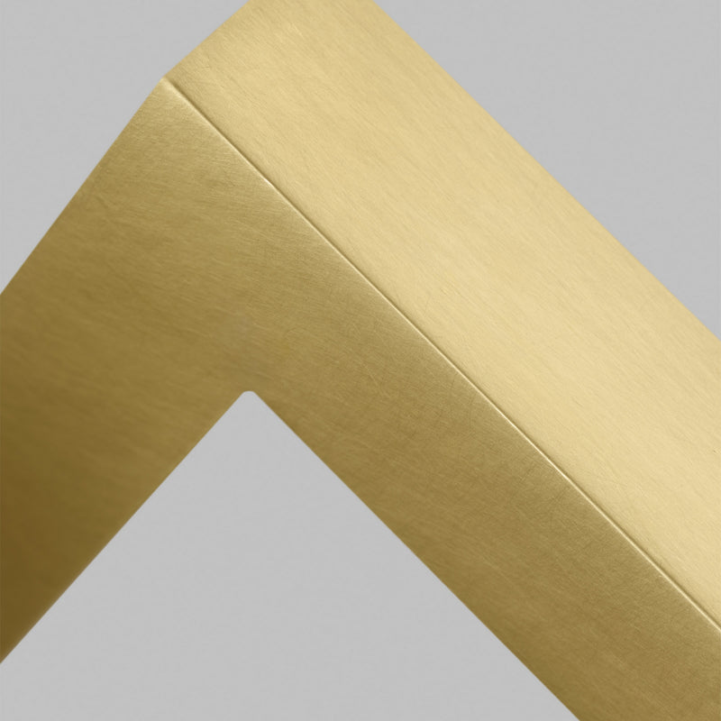 Visual Comfort Modern 700WSSTG48NB-LED927-277 LED Wall Sconce, Natural Brass
