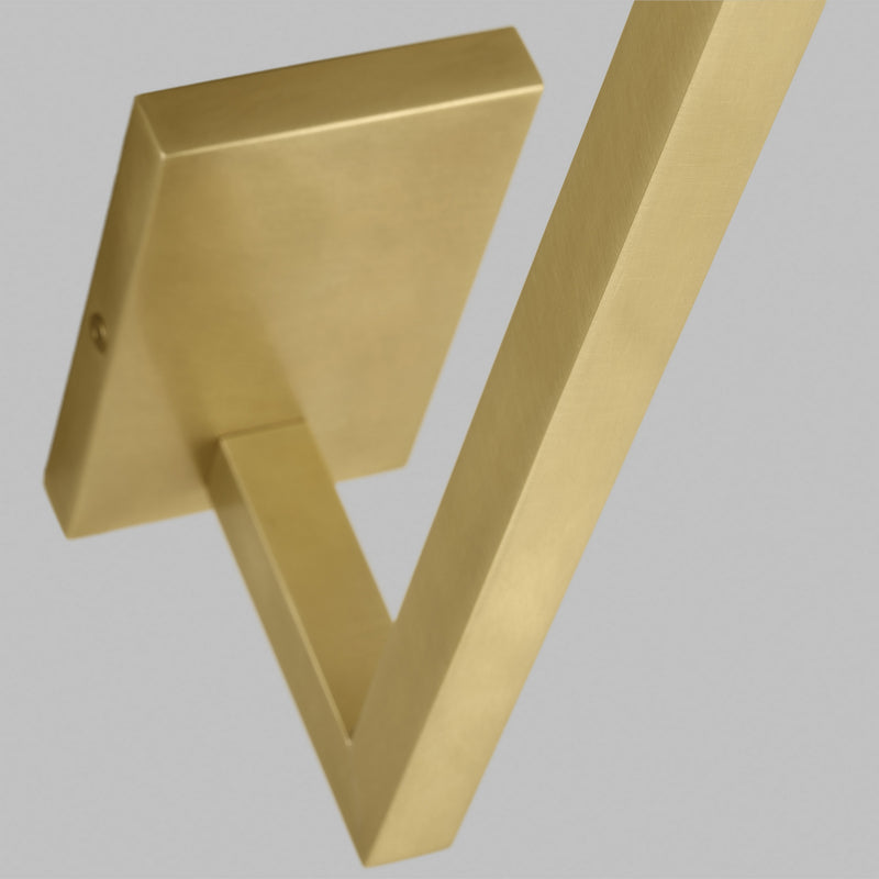 Visual Comfort Modern 700WSSTG48NB-LED927-277 LED Wall Sconce, Natural Brass
