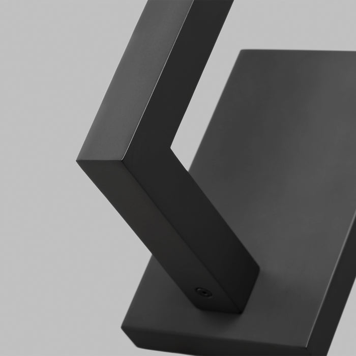 Visual Comfort Modern 700WSSTG36B-LED927-277 LED Wall Sconce, Nightshade Black
