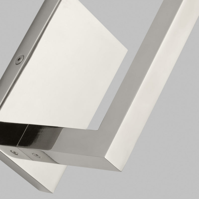 Visual Comfort Modern 700WSSTG36N-LED927-277 LED Wall Sconce, Polished Nickel