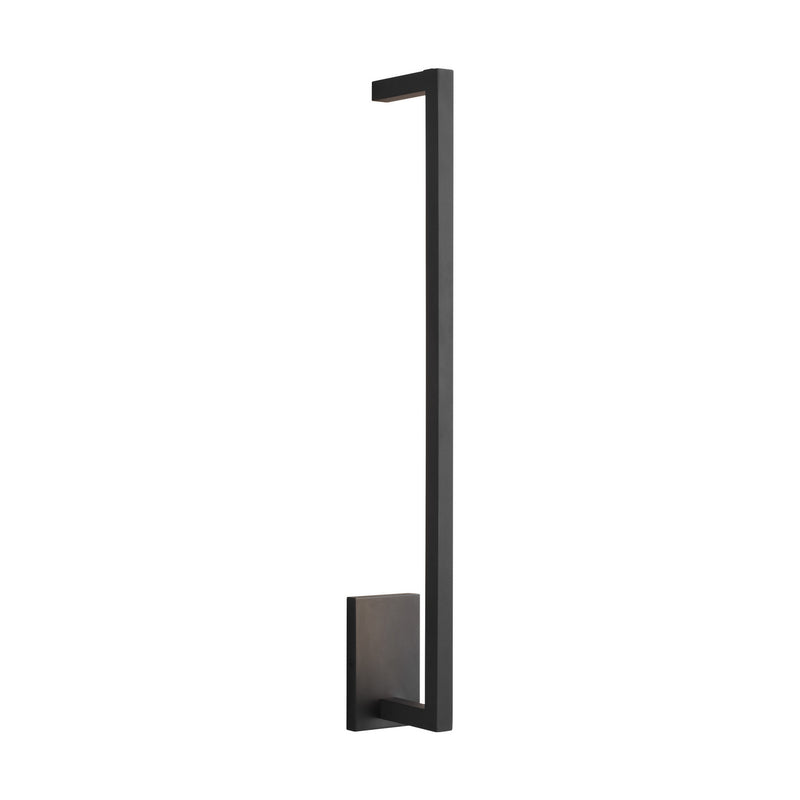 Visual Comfort Modern 700WSSTG24B-LED927 LED Wall Sconce, Nightshade Black