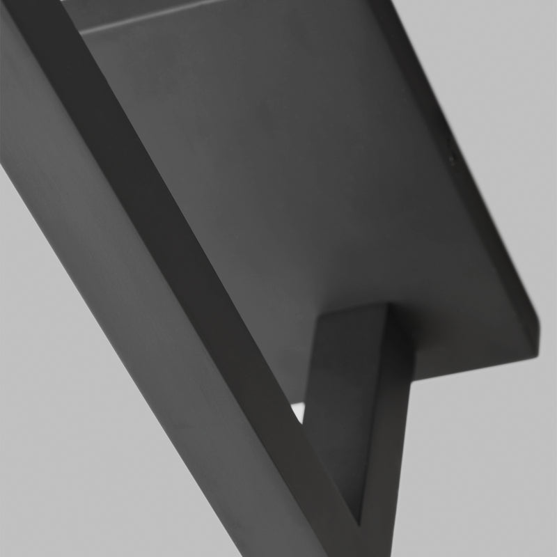 Visual Comfort Modern 700WSSTG63B-LED927-277 LED Wall Sconce, Nightshade Black