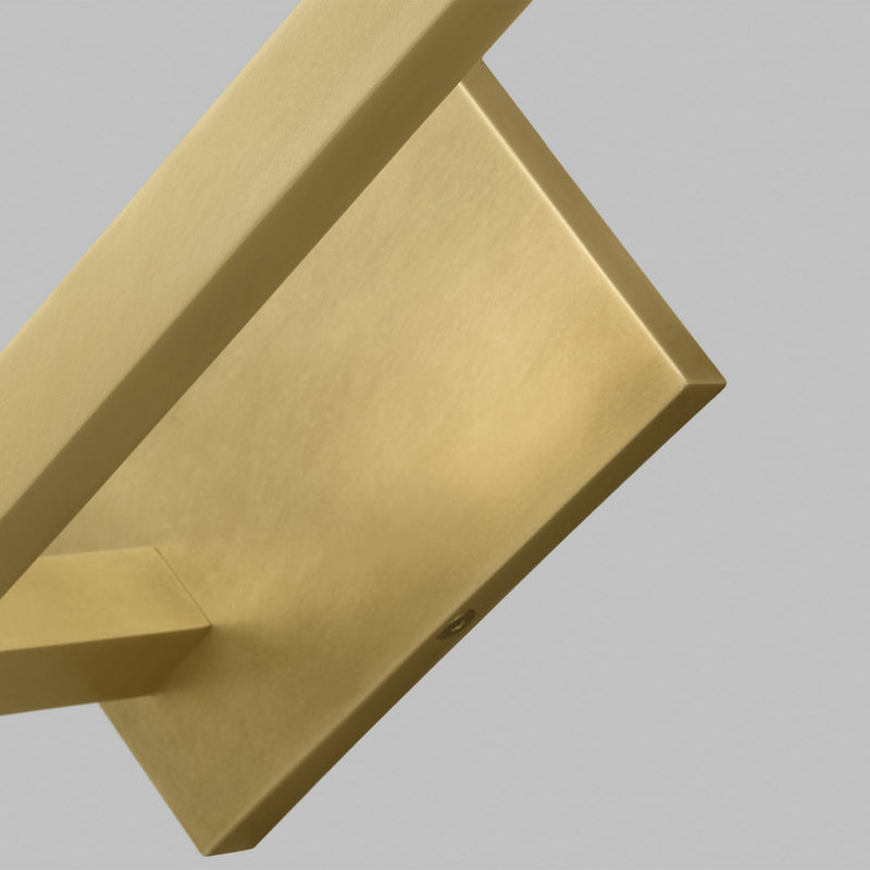 Visual Comfort Modern 700WSSTG63NB-LED927 LED Wall Sconce, Natural Brass