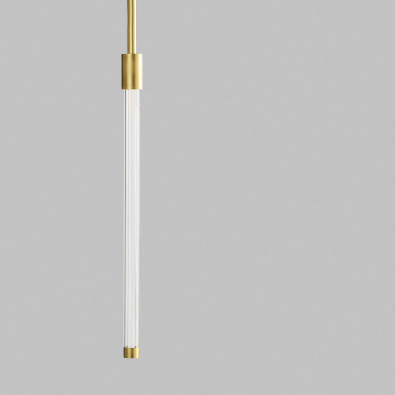 Visual Comfort Modern 700TDPHB21NB-LED927 LED Pendant, Natural Brass
