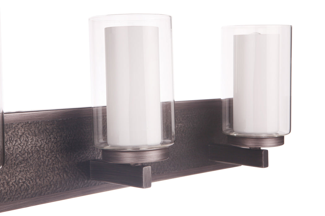 Craftmade 11633NIVNI4 Four Light Vanity, Natural Iron/Vintage Iron
