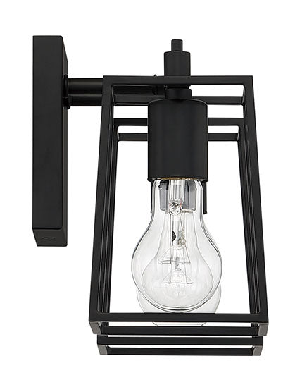 Craftmade 12113FB2 Two Light Vanity, Flat Black