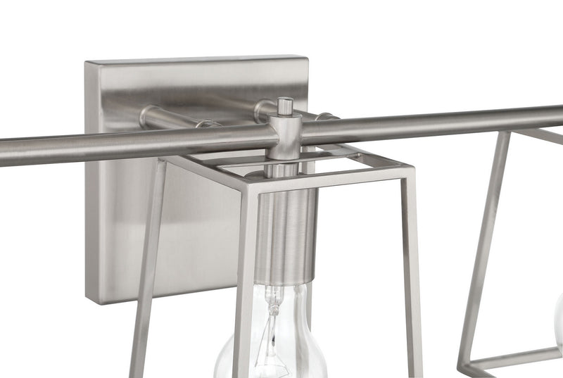 Craftmade 12123BNK3 Three Light Vanity, Brushed Polished Nickel