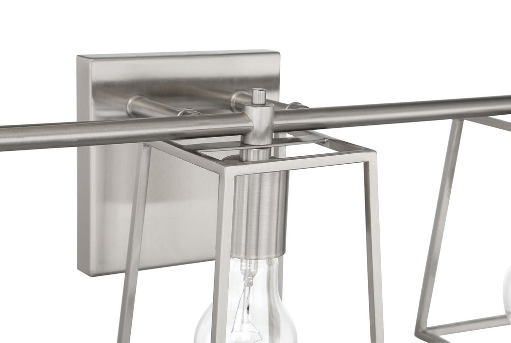 Craftmade 12123BNK3 Three Light Vanity, Brushed Polished Nickel