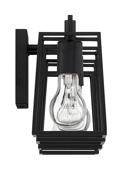 Craftmade 12132FB4 Four Light Vanity, Flat Black