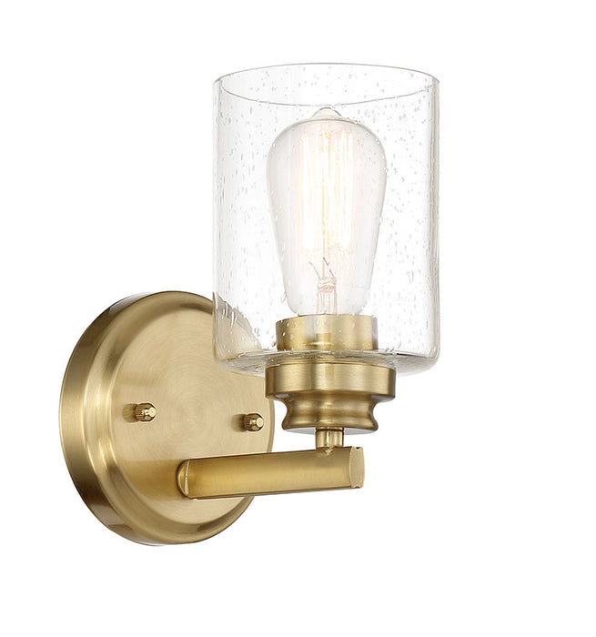 Craftmade 50501-SB One Light Wall Sconce, Satin Brass