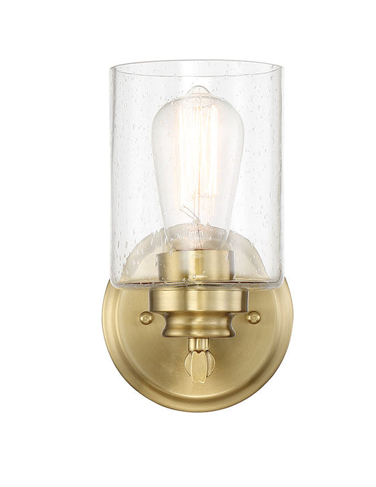 Craftmade 50501-SB One Light Wall Sconce, Satin Brass