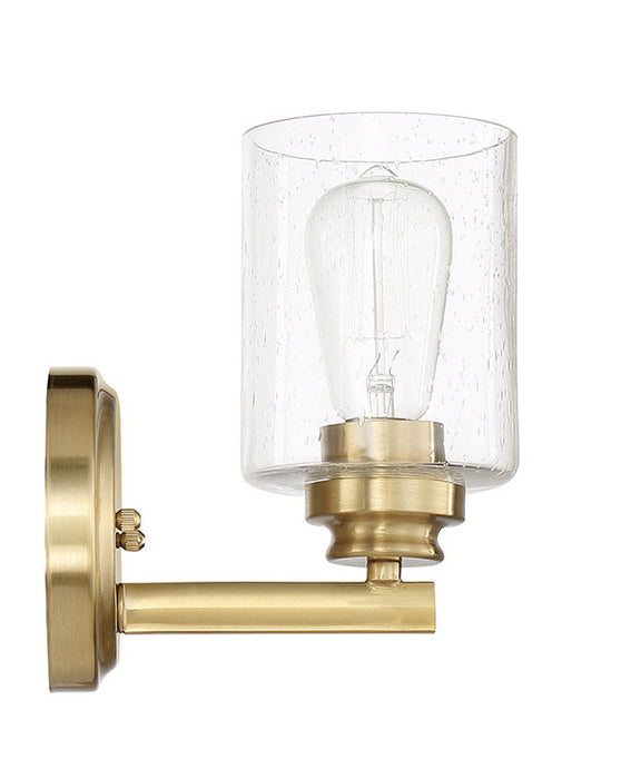 Craftmade 50501-SB One Light Wall Sconce, Satin Brass