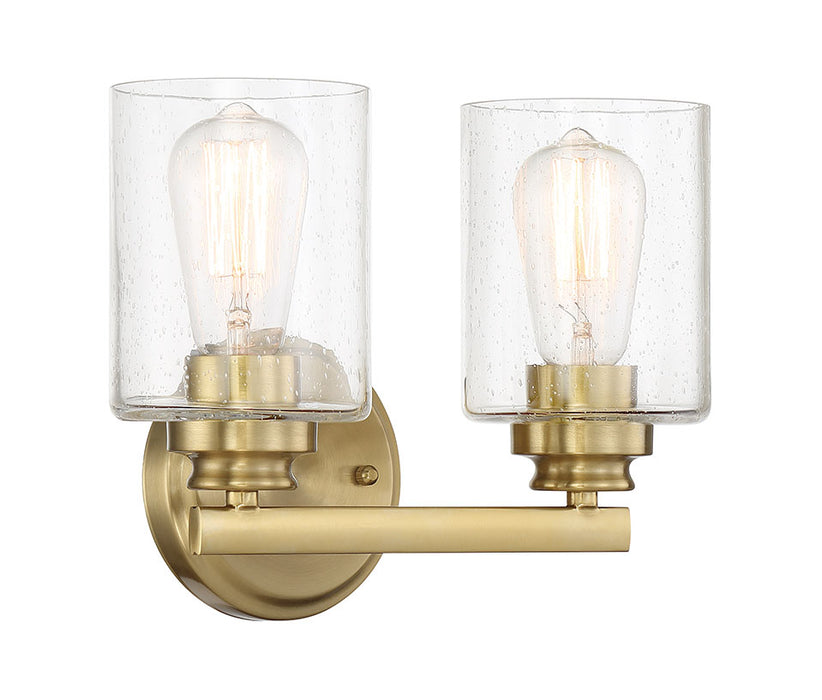 Craftmade 50502-SB Two Light Vanity, Satin Brass