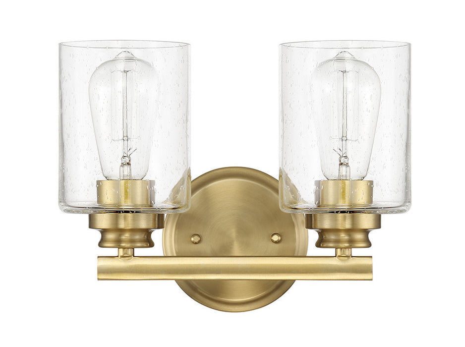 Craftmade 50502-SB Two Light Vanity, Satin Brass