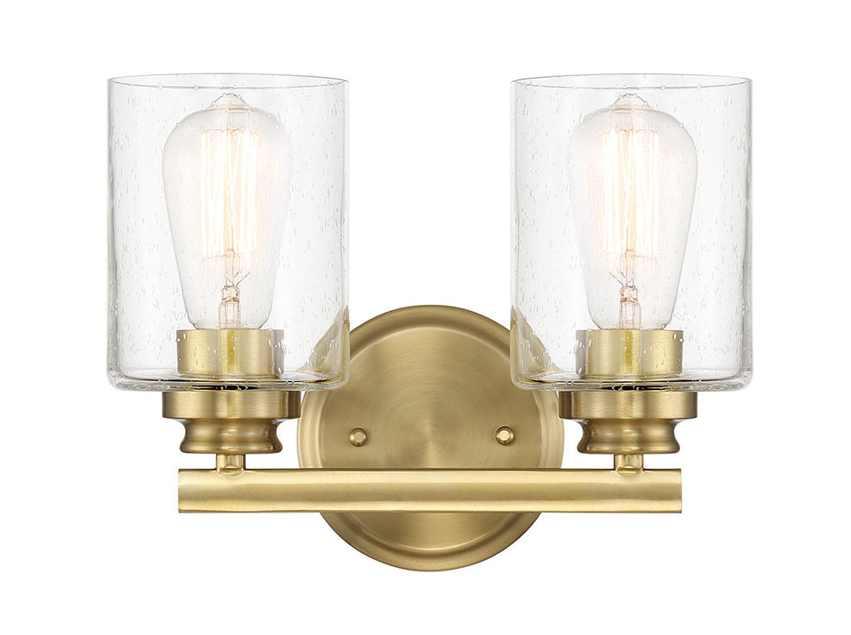 Craftmade 50502-SB Two Light Vanity, Satin Brass