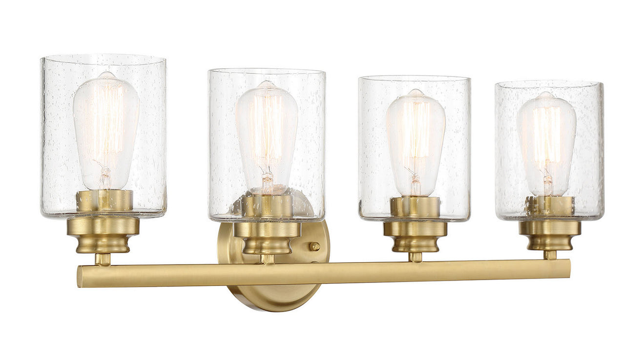 Craftmade 50504-SB Four Light Vanity, Satin Brass