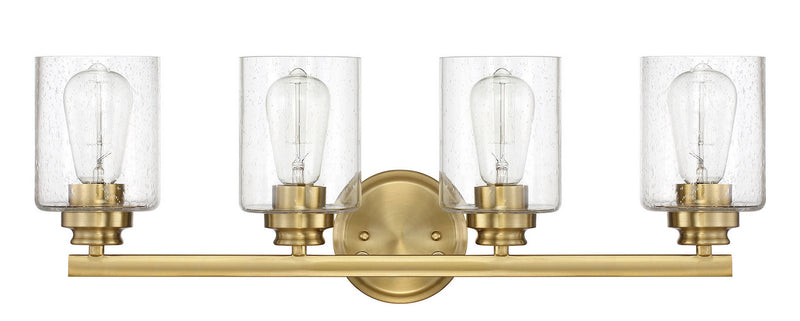 Craftmade 50504-SB Four Light Vanity, Satin Brass