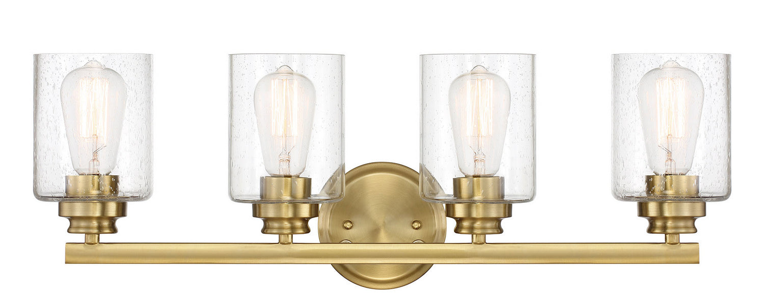 Craftmade 50504-SB Four Light Vanity, Satin Brass