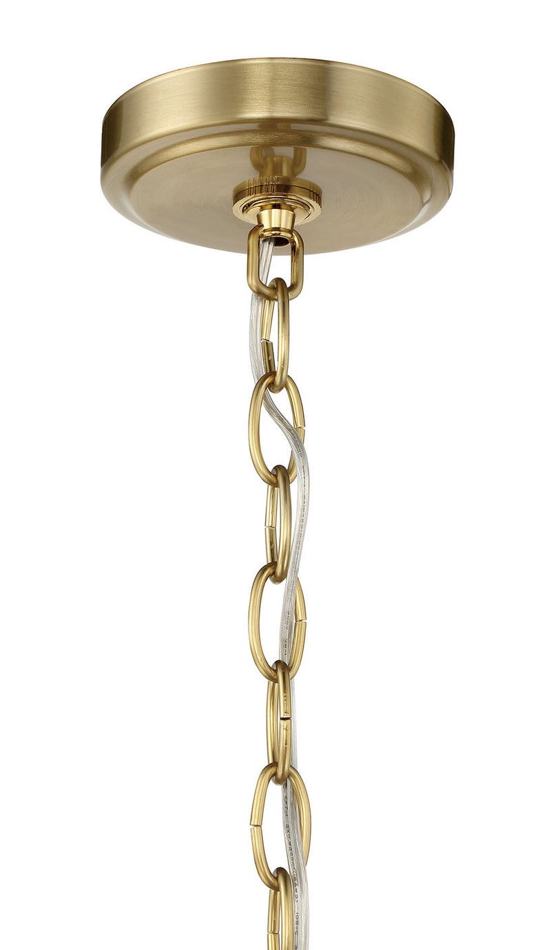 Craftmade 50525-SB Five Light Chandelier, Satin Brass