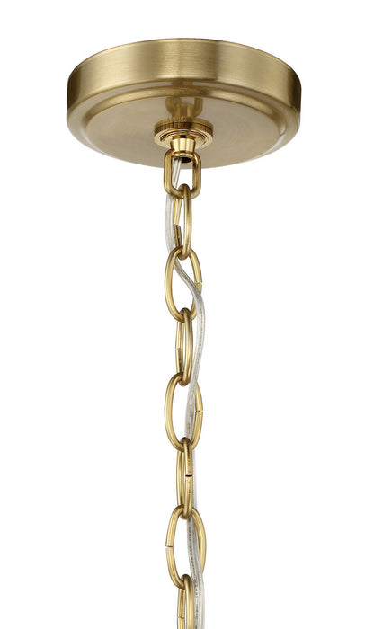 Craftmade 50525-SB Five Light Chandelier, Satin Brass
