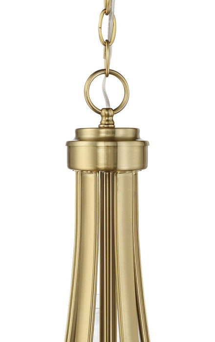 Craftmade 50525-SB Five Light Chandelier, Satin Brass