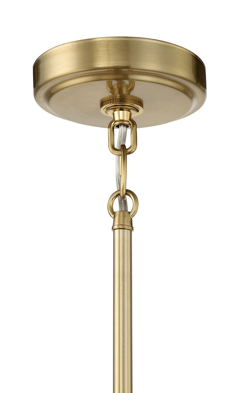 Craftmade 50591-SB One Light Mini Pendant, Satin Brass
